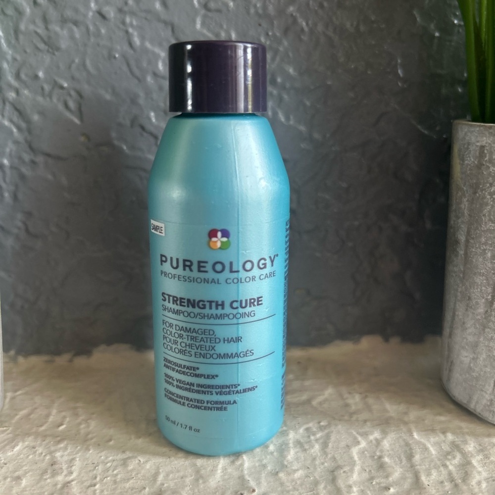 Pureology Strength Cure Shampoo - Blue Bottle Travel Size